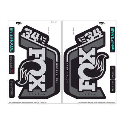 Fox 34 Rhythm E Bike 2023 Decals