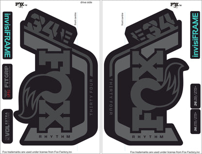 Fox 34 Rhythm E Bike 2023 Decals