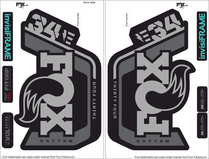 Fox 34 Rhythm E Bike 2023 Decals