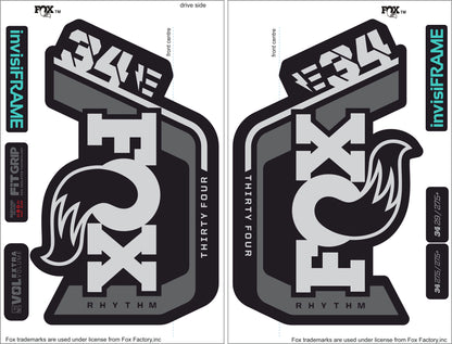 Fox 34 Rhythm E Bike 2023 Decals