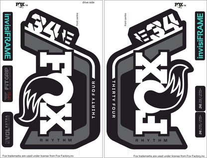 Fox 34 Rhythm E Bike 2023 Decals