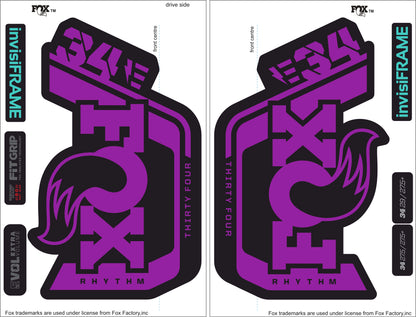 Fox 34 Rhythm E Bike 2023 Decals