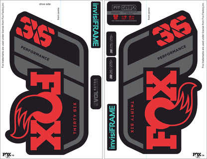 Fox 36 performance 2021 Decals