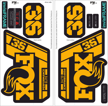 Fox 36 Performance Elite 2021 Decals