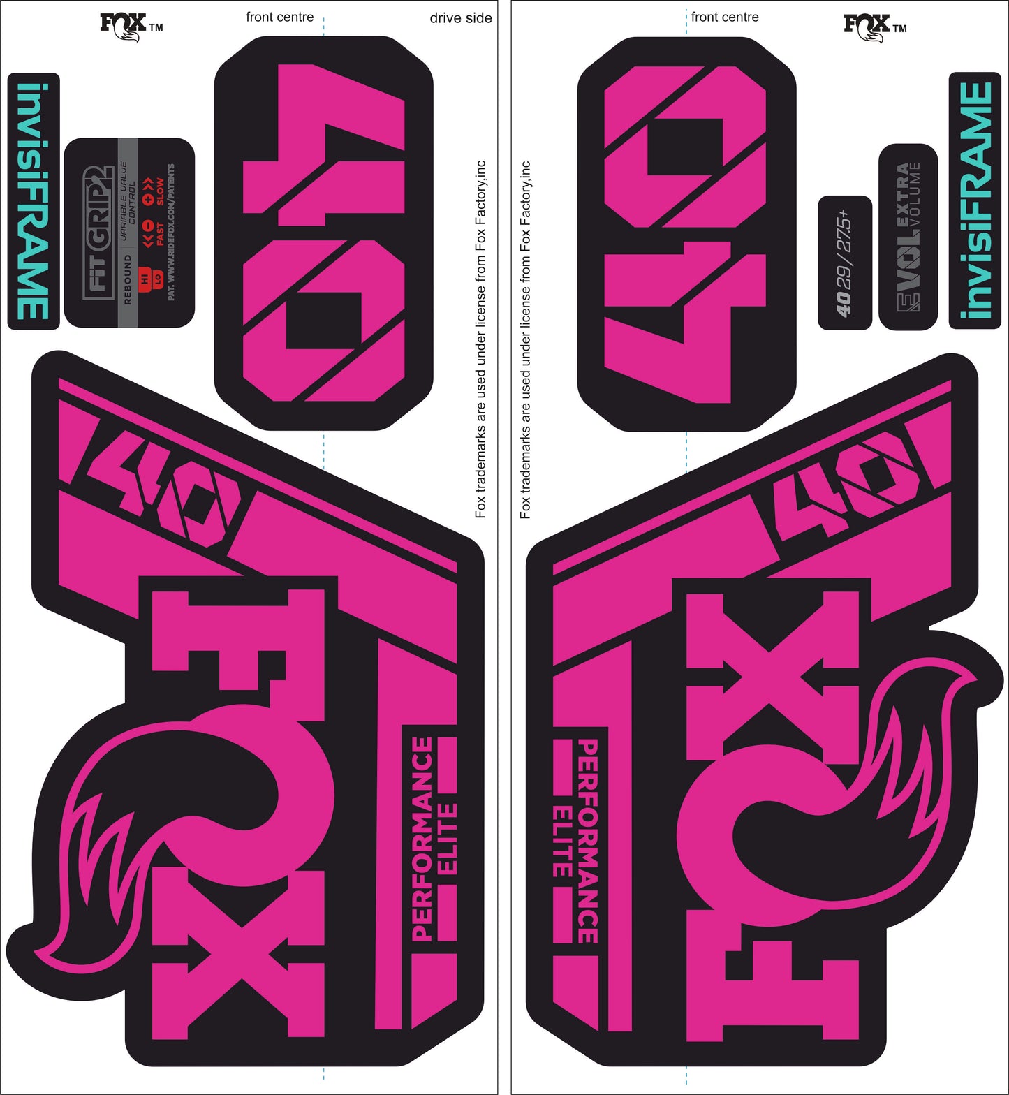Fox 40 Performance Elite 2021 Decals