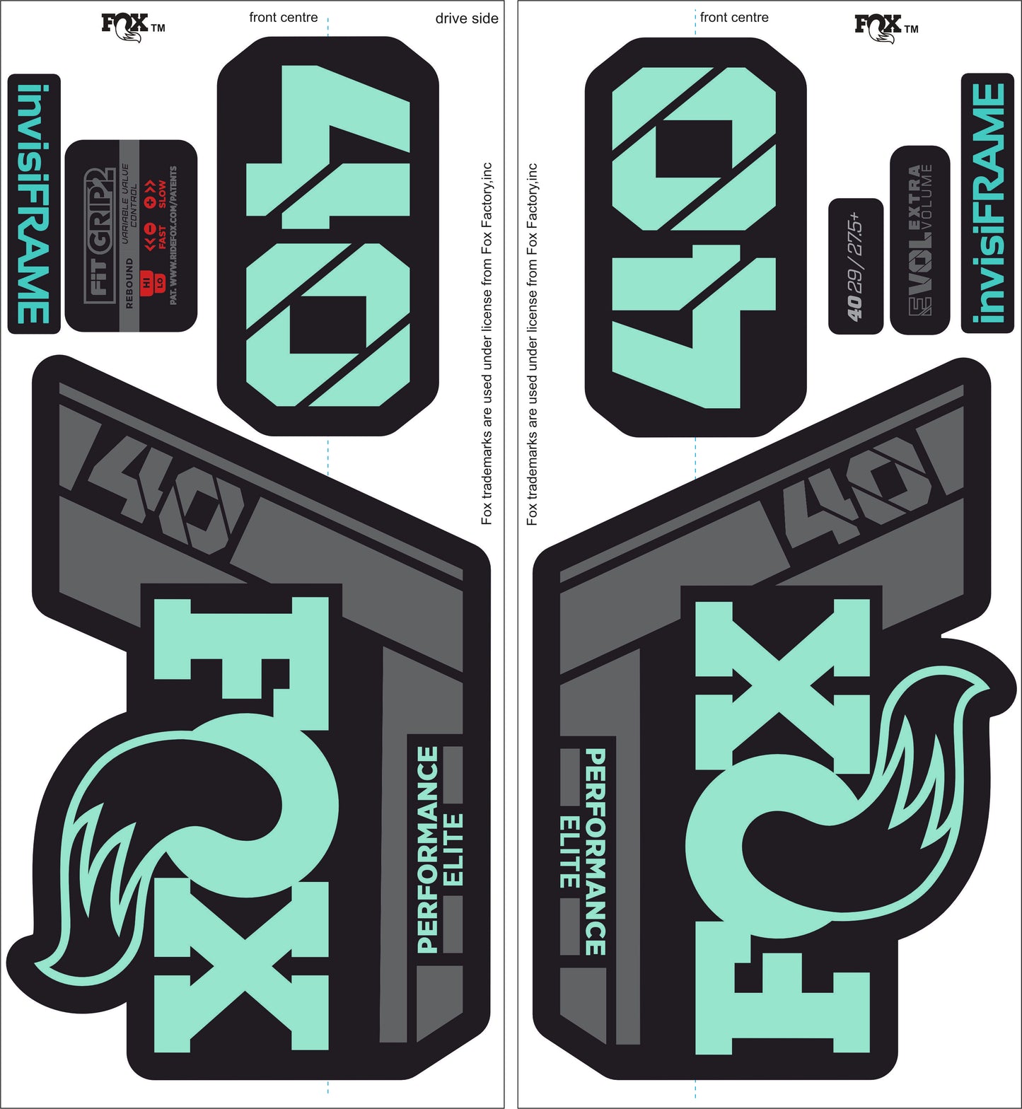 Fox 40 Performance Elite 2021 Decals