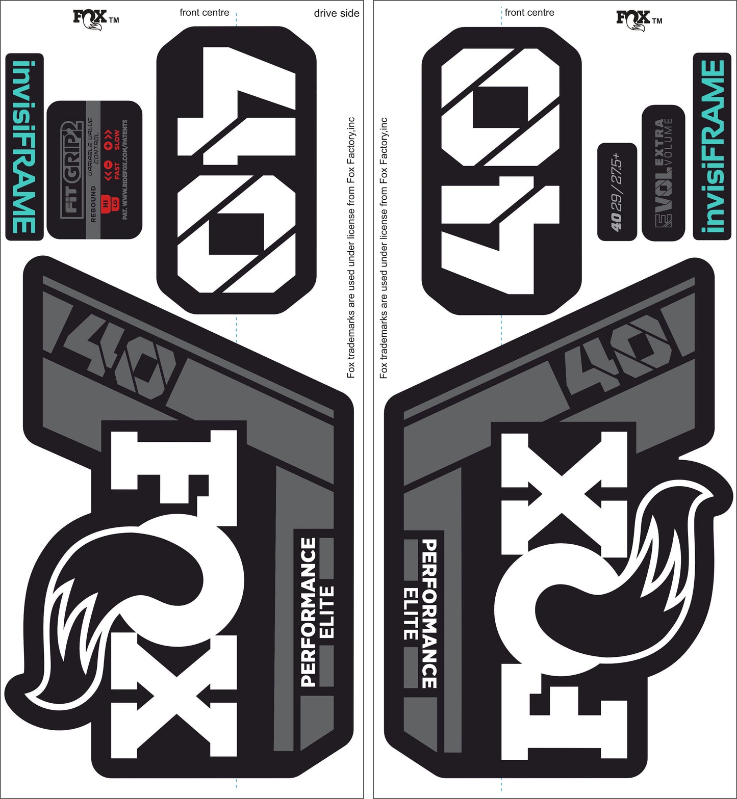 Fox 40 Performance Elite 2021 Decals