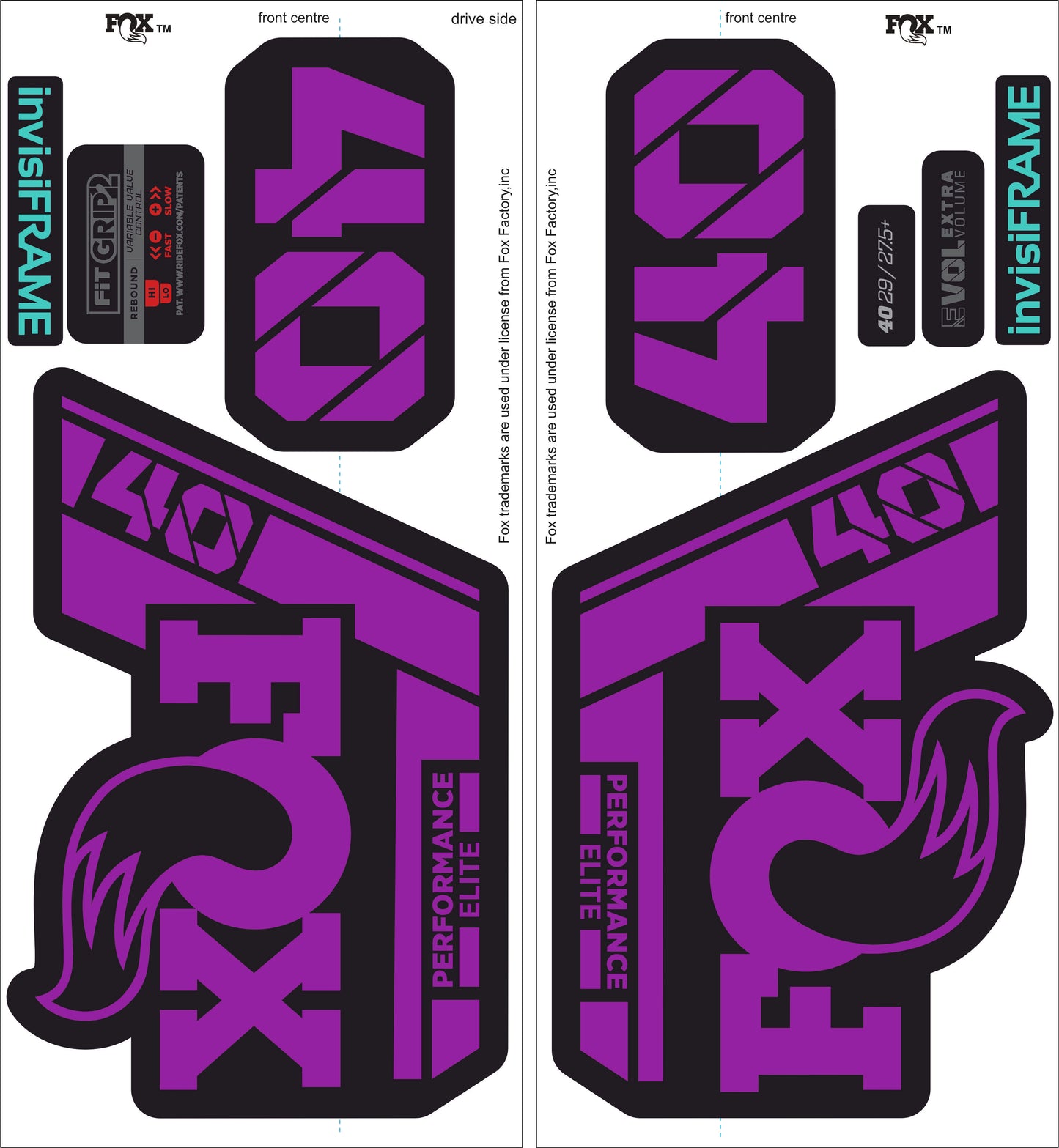 Fox 40 Performance Elite 2021 Decals