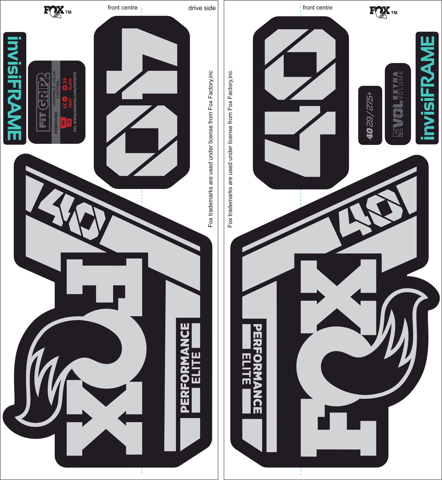 Fox 40 Performance Elite 2021 Decals