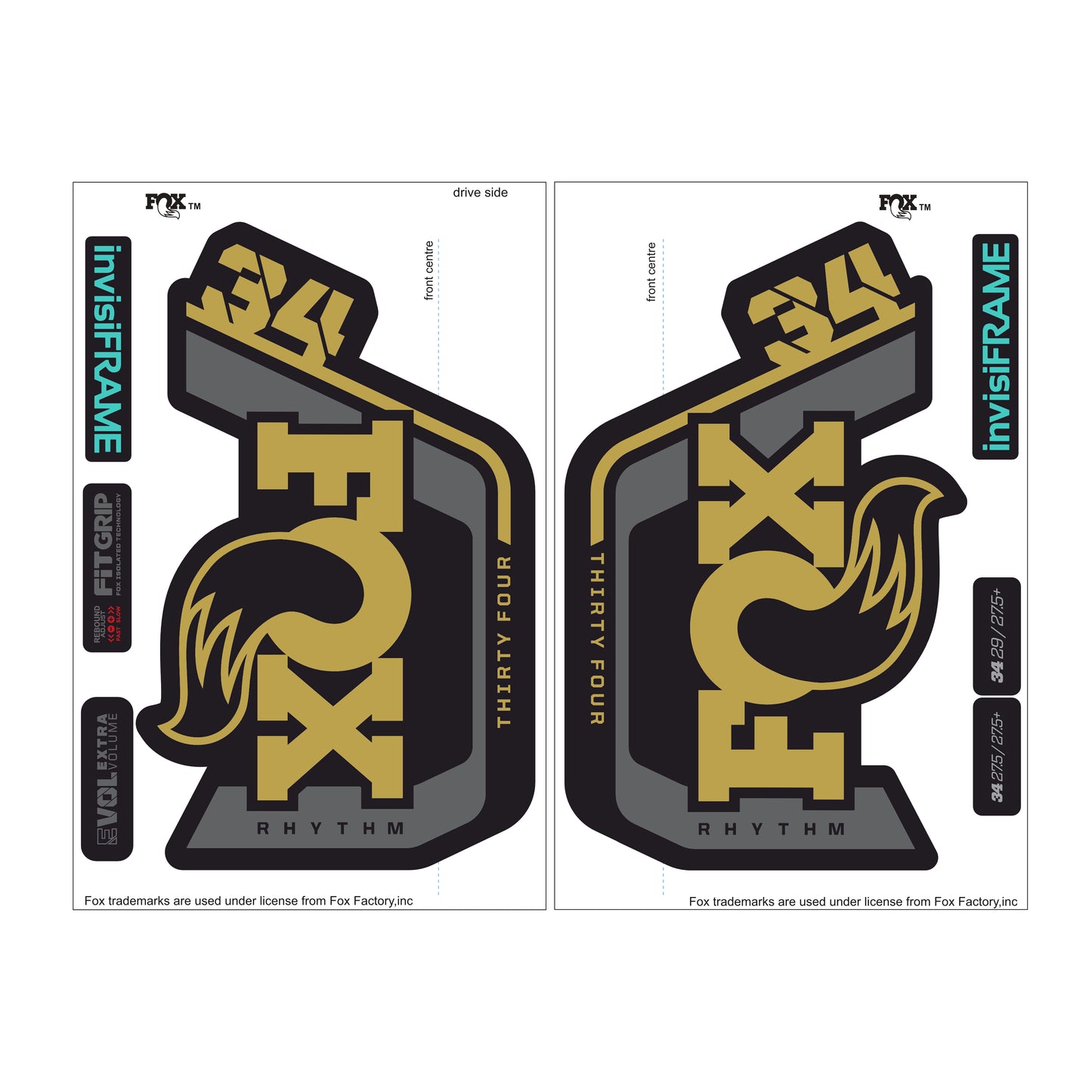 Fox 34 Rhythm 2023 Decals