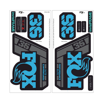 Fox 36 Performance Elite 2021 Decals