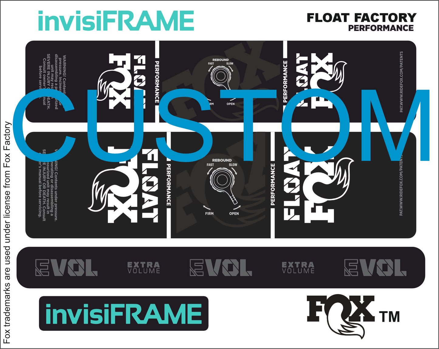 Fox Float Performance 2023 Decals