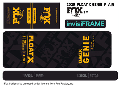 Fox Float X Genie Performance 2025 Decals