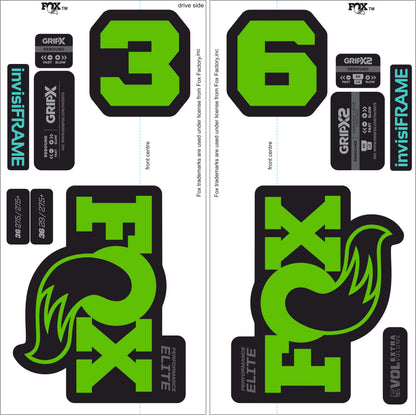 Fox 36 Performance Elite 2026 Decals