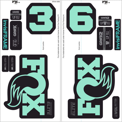 Fox 36 Performance Elite 2026 Decals
