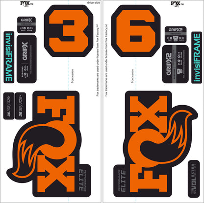Fox 36 Performance Elite 2026 Decals