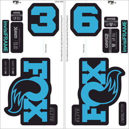 Fox 36 Performance Elite 2026 Decals