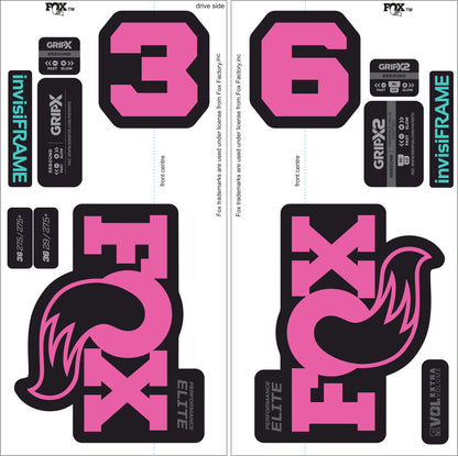 Fox 36 Performance Elite 2026 Decals