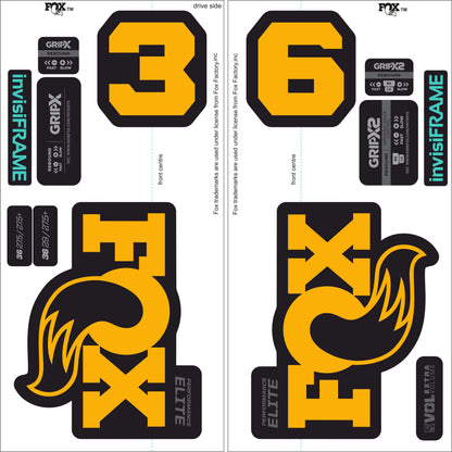 Fox 36 Performance Elite 2026 Decals