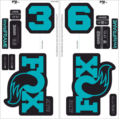 Fox 36 Performance Elite 2026 Decals