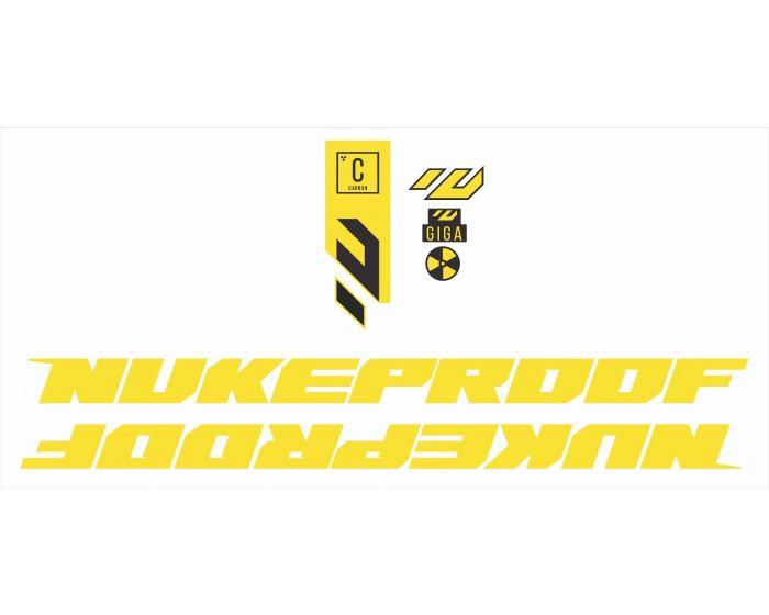 Nukeproof Giga Carbon 2021 Decals