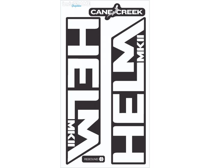 Cane Creek Helm MKII Fork Decals 2021/22/23/24