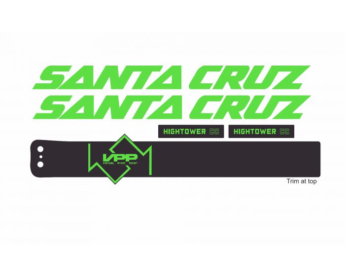 Santa Cruz Hightower CC 2020 Decals