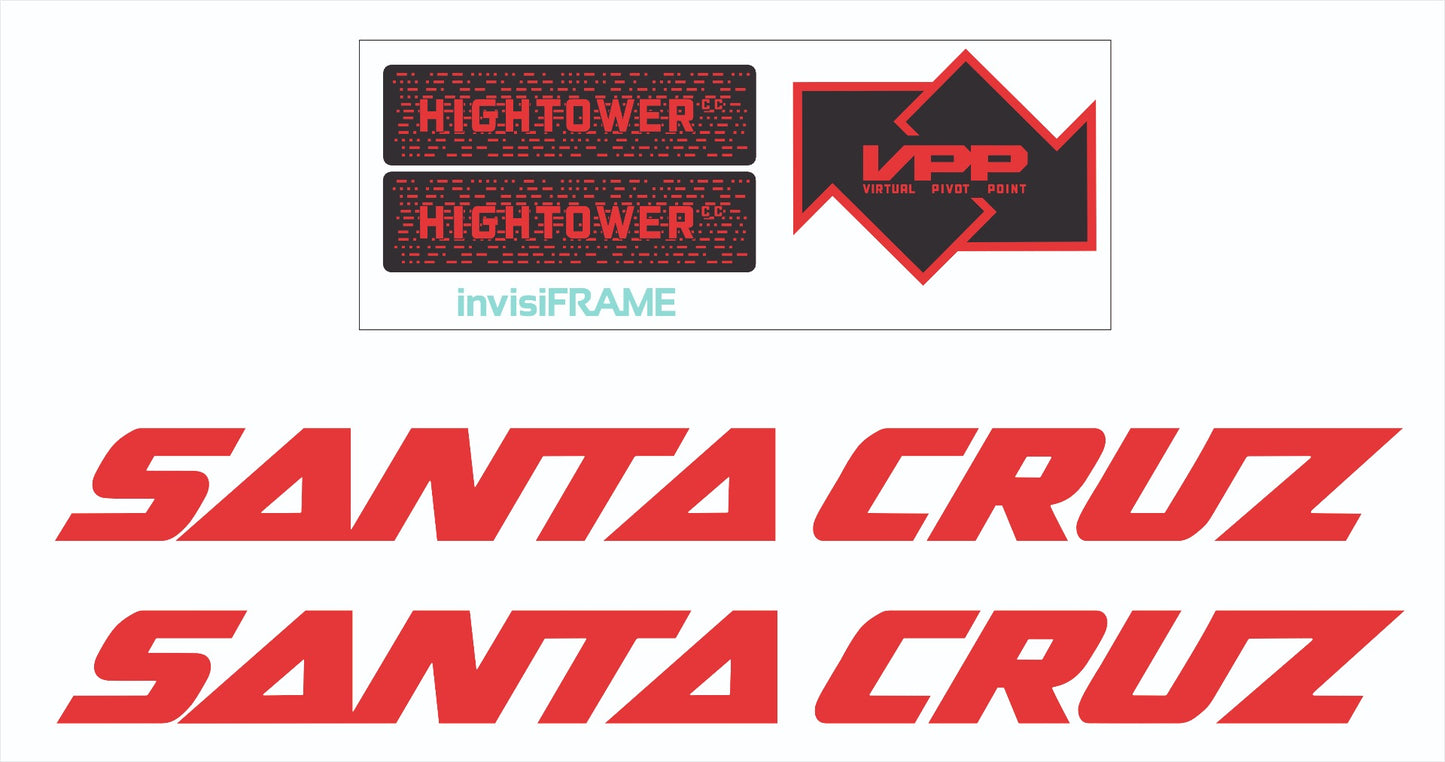 Santa Cruz Hightower CC V3 29er 2023 Decals