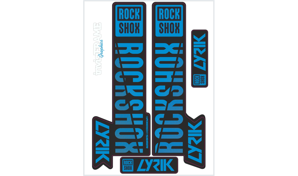 Rock Shox LYRIK 2018 decals