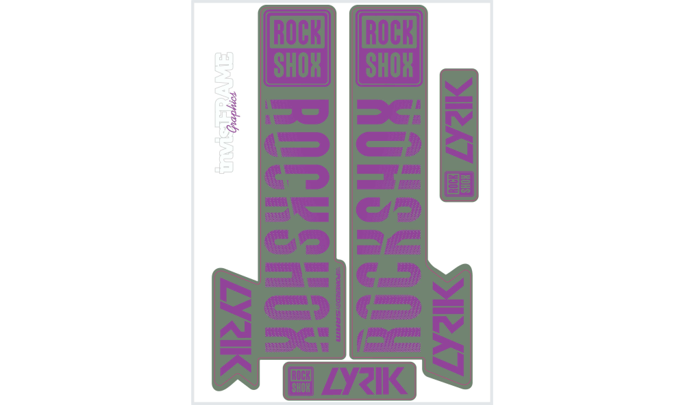 Rock Shox LYRIK 2018 decals