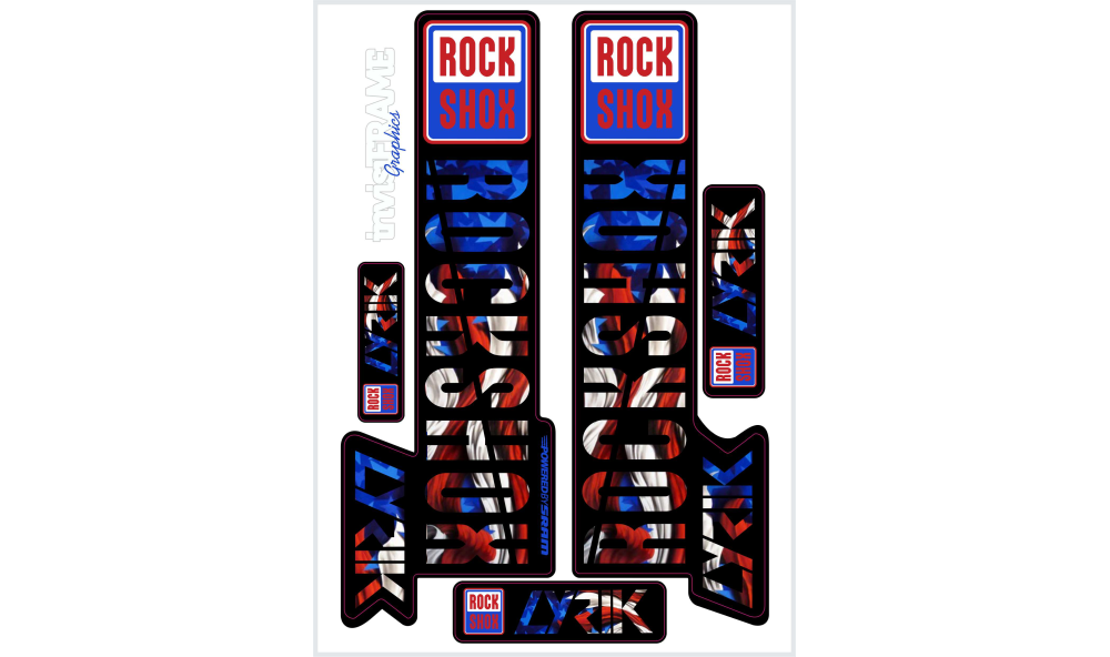 Rock Shox LYRIK 2018 decals