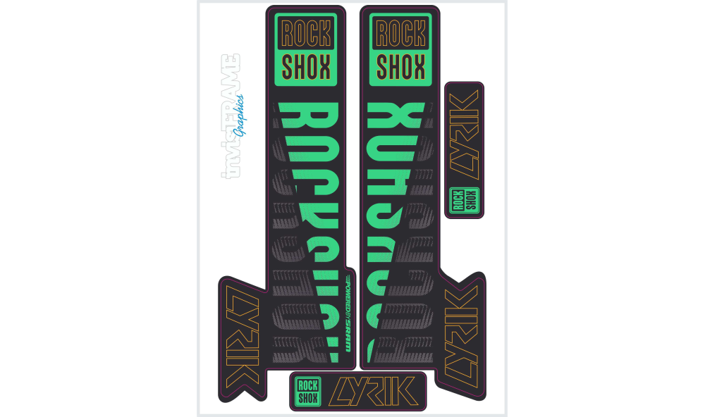 Rock Shox LYRIK 2018 decals