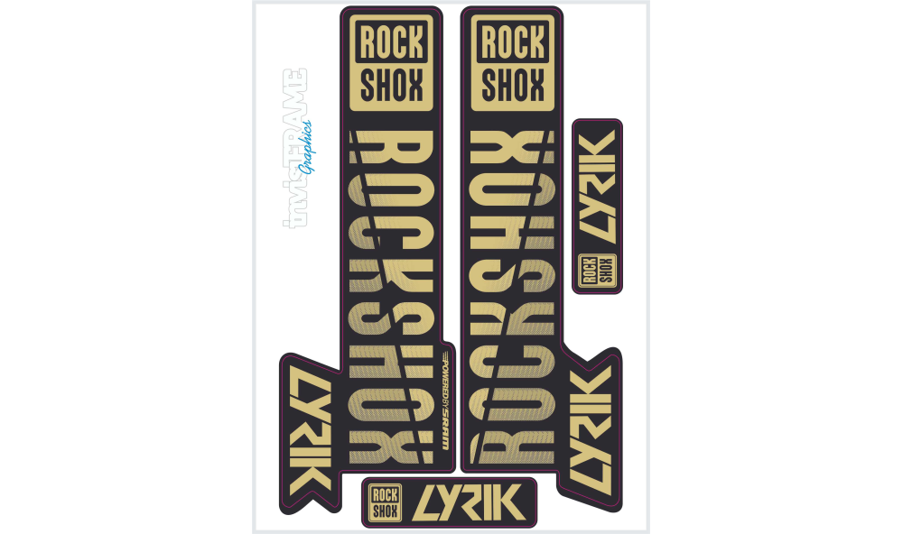 Rock Shox LYRIK 2018 decals