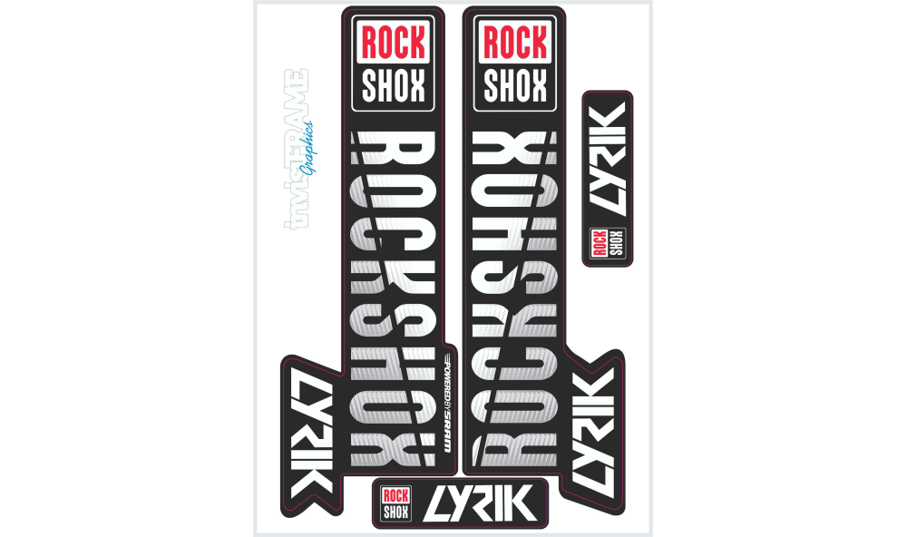 Rock Shox LYRIK 2018 decals