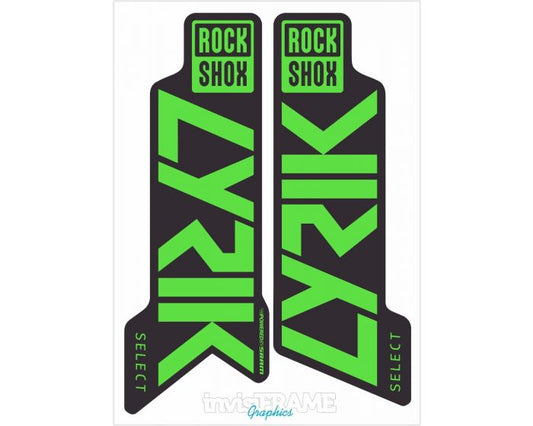 Rock Shox LYRIK SELECT 2020 Decals