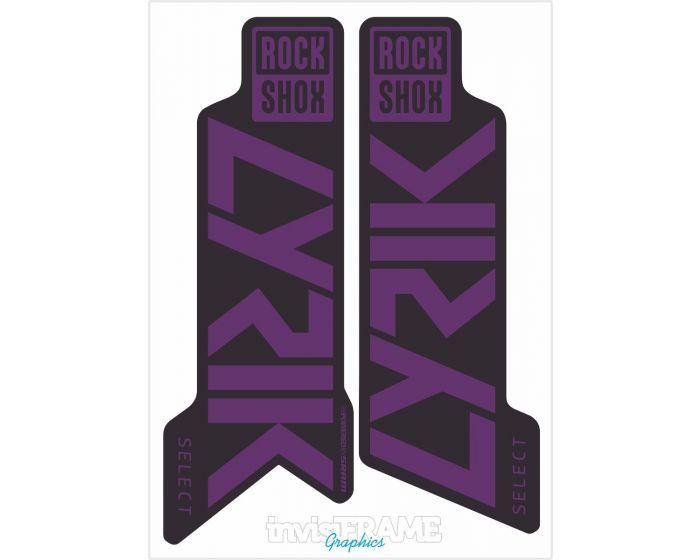 Rock Shox LYRIK SELECT 2020 Decals