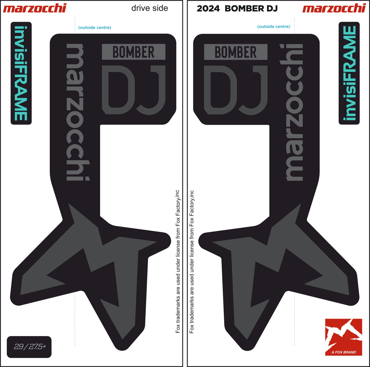 Marzocchi Bomber DJ 2024 Decals