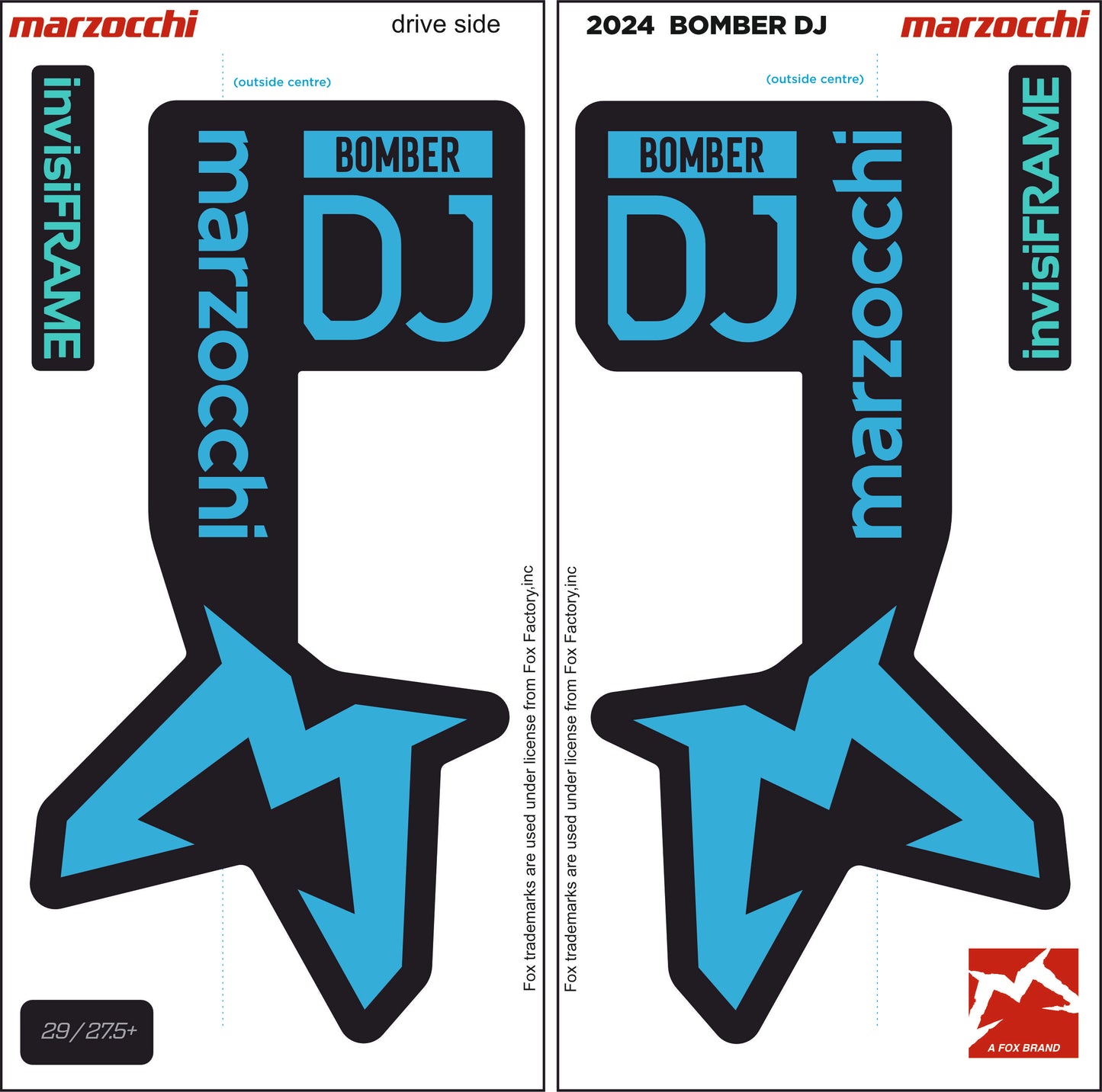 Marzocchi Bomber DJ 2024 Decals