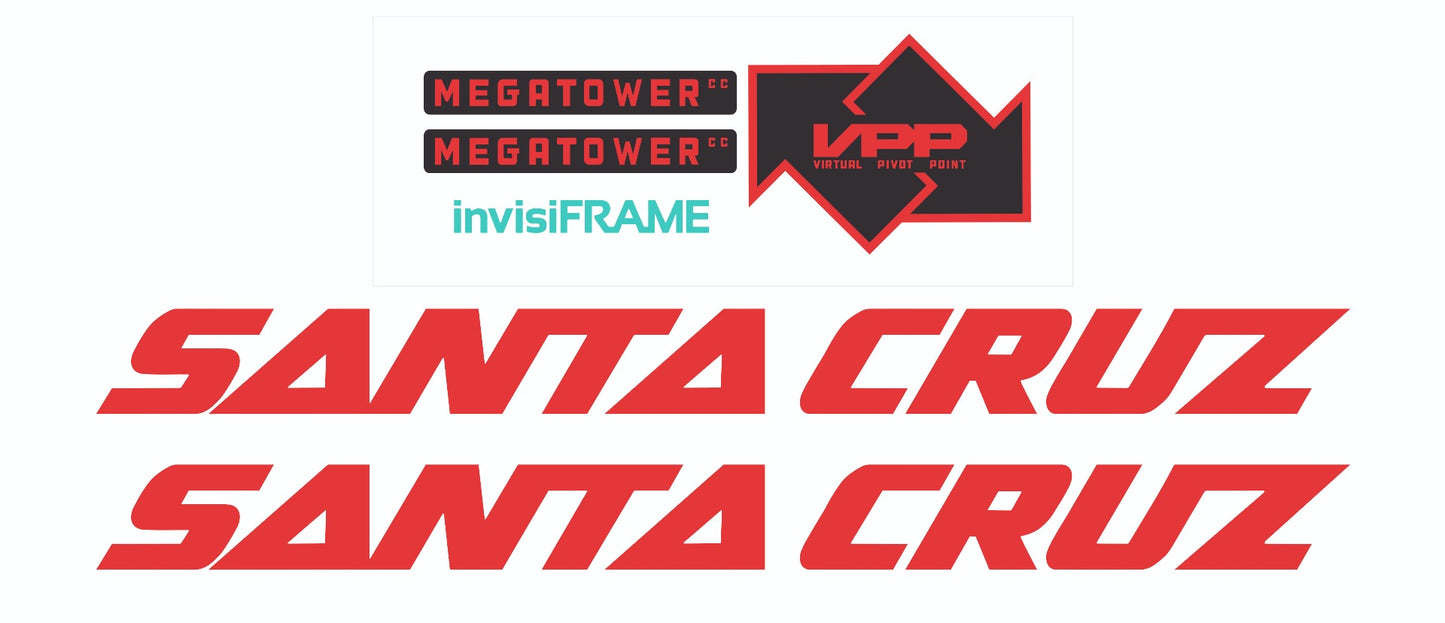 Santa Cruz Megatower CC 2024 Decals