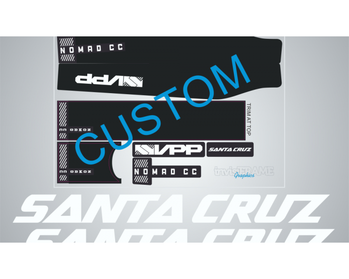 Santa Cruz Nomad V4 CC 2019 Black Decals