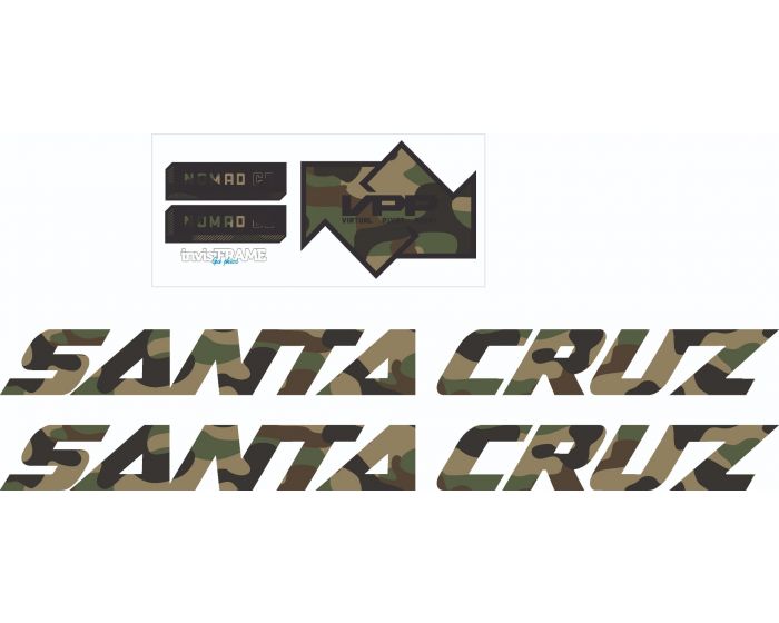 Santa Cruz Nomad V5 2021 CC Decals