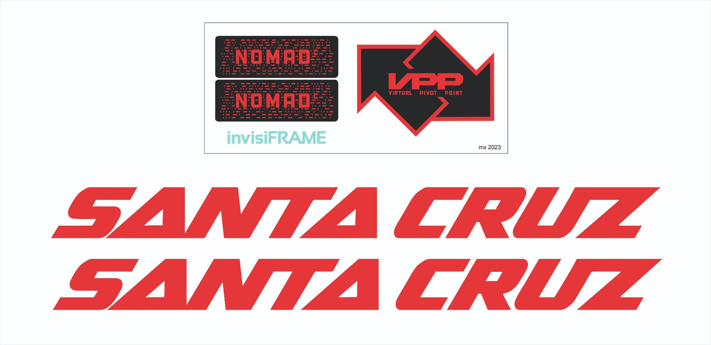 Santa Cruz Nomad C V6 MX 2023 Decals