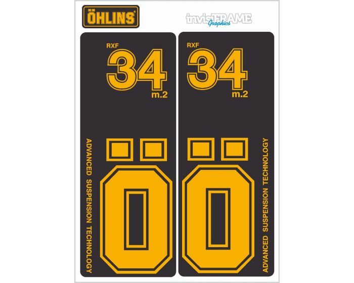 Ohlins RXF 34 M.2 Fork Decals 2022/23/24