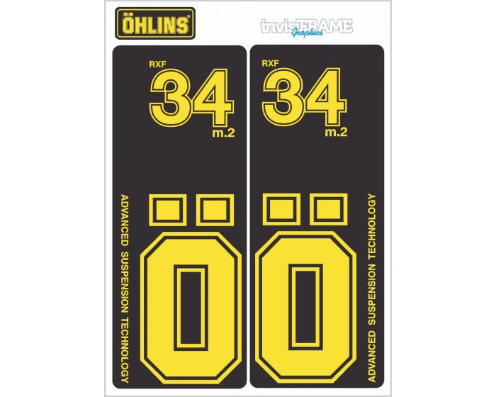 Ohlins RXF 34 M.2 Fork Decals 2022/23/24