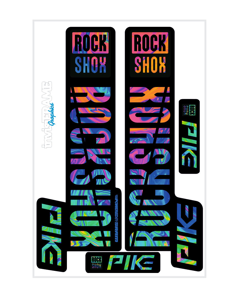 Rock Shox PIKE 2018 Decals