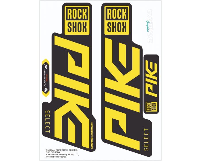 Rock Shox PIKE SELECT 2021 Decals