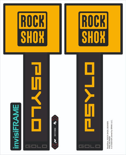 Rock Shox Psylo Gold, Black 2025 Decals