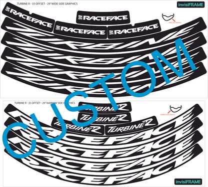 Raceface Turbine R Offset Decals