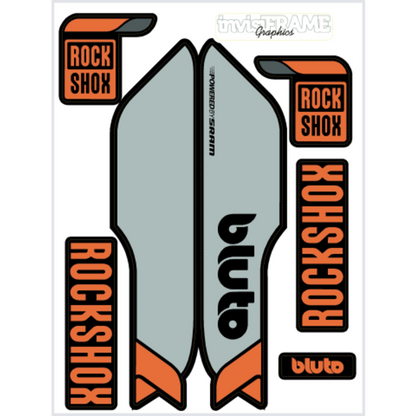 Rock Shox BLUTO Decals