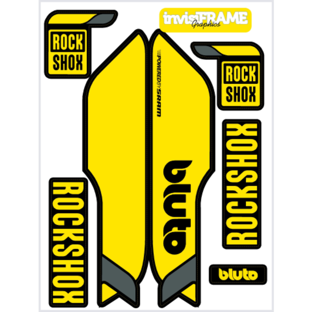 Rock Shox BLUTO Decals